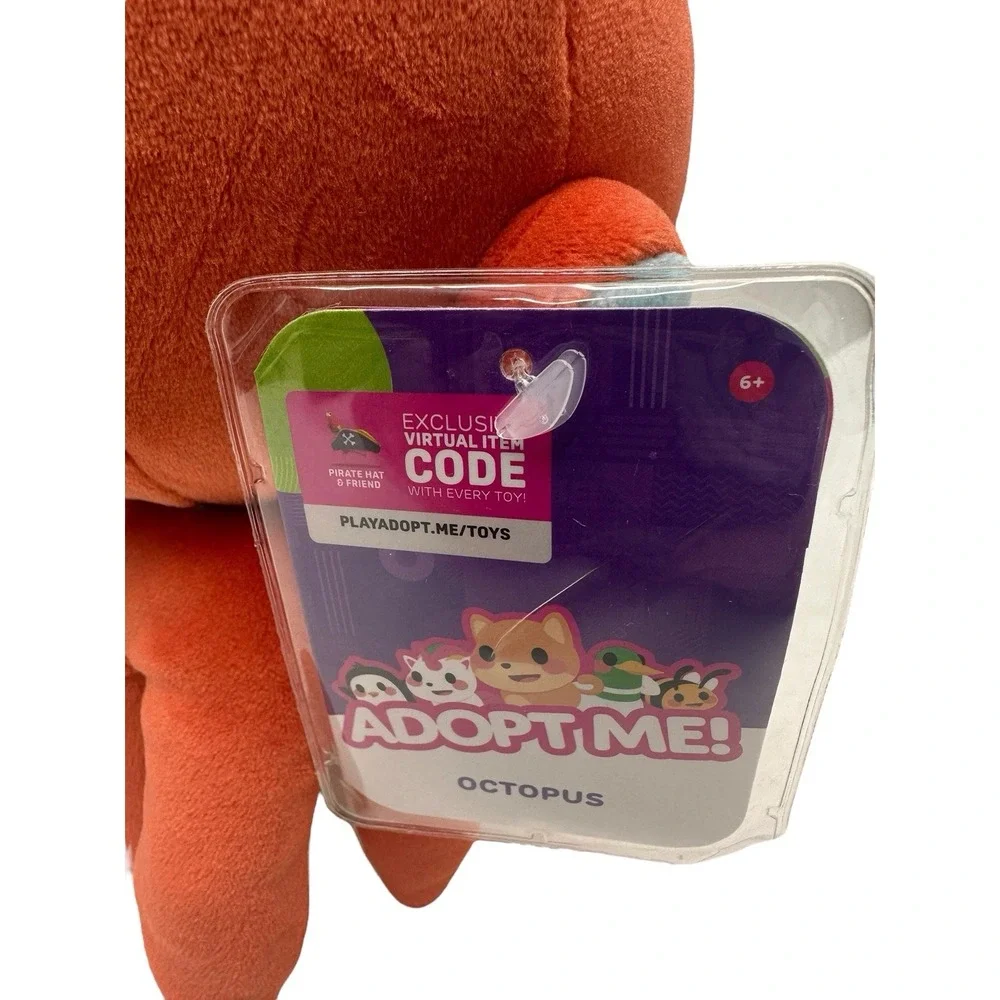 Adopt Me! Pets Octopus Plush Animal with Roblox Virtual Code New with Tags 2023‎